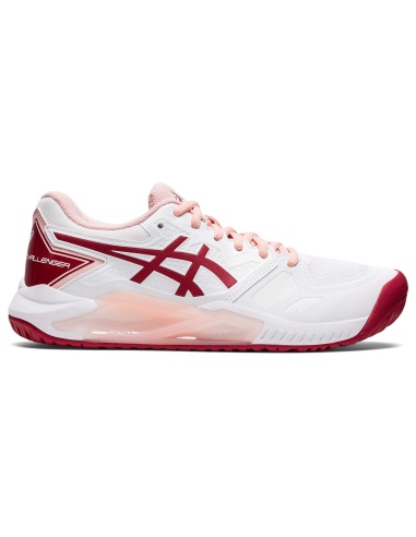Asics Gel Challenger 13 Clay White/Cranberry