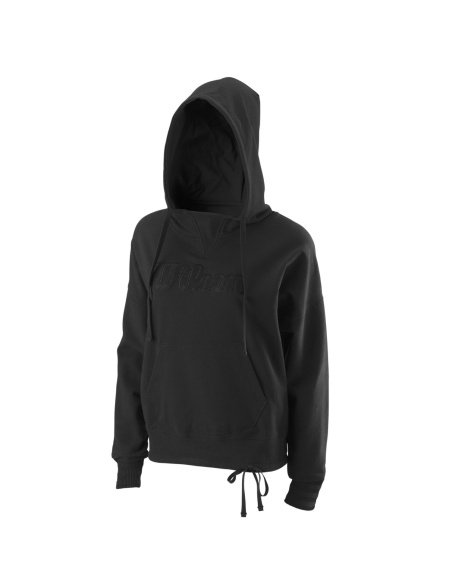 Wilson Script Eco Hoody Woman Black Wilson Script Eco Hoody Woman Black