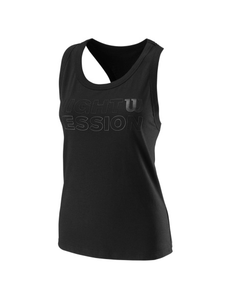 Wilson Night Session Tank  Black