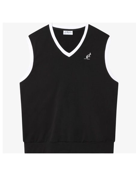 Australian Gilet Black/White