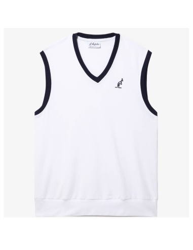 Australian Gilet White/Blu