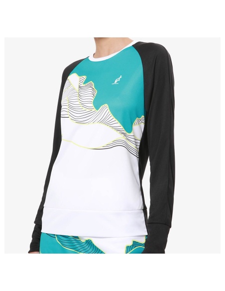 Australian Ace T-Shirt Long Sleeve Nero