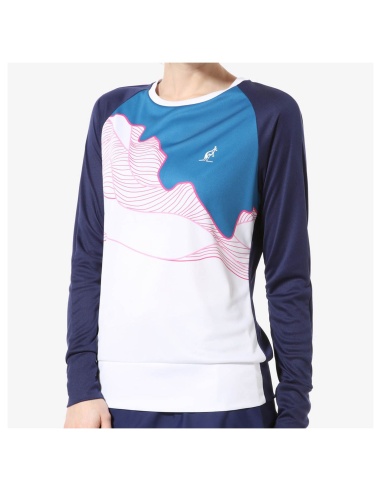 Australian Ace T-Shirt Long Sleeve Blu Cosmo