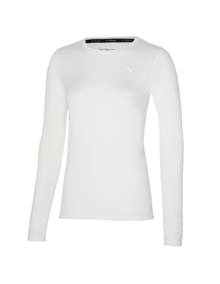 Mizuno Core LS Tee White Mizuno Core LS Tee White