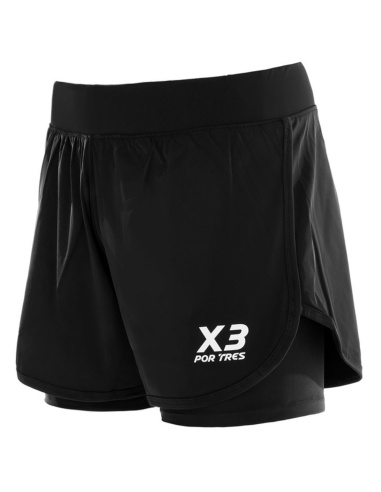 X3 PorTres Short Rome Black