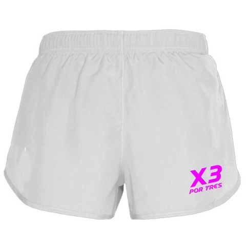 X3 PorTres Short Rome White