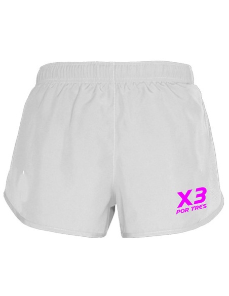 X3 PorTres Short Rome White