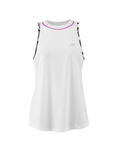 Babolat Aero Crew Neck Tank White