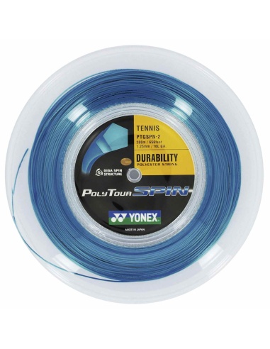 Yonex Poly Tour Spin 1,25 Blu (200mt)