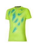 Mizuno Tennis Shadow Graphic T-Shirt Acid Lime