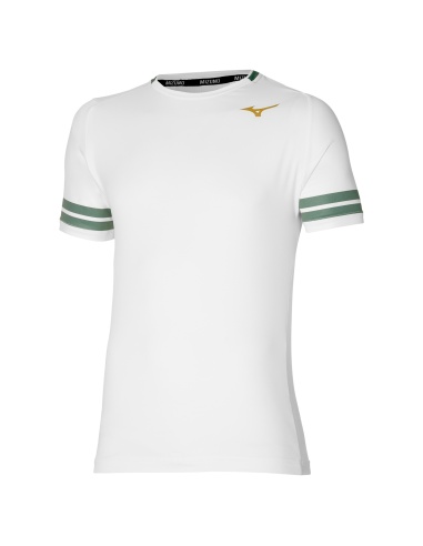 Mizuno Tennis Shadow Graphic T-Shirt White