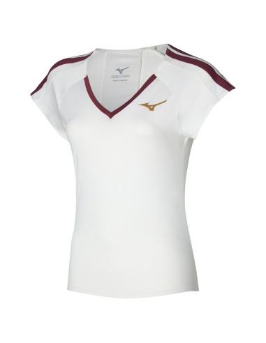 Mizuno Tennis Printed Tee White