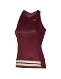 Mizuno Tennis Printed Tank Cabernet