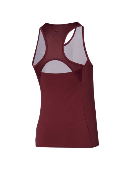 Mizuno Tennis Printed Tank Cabernet