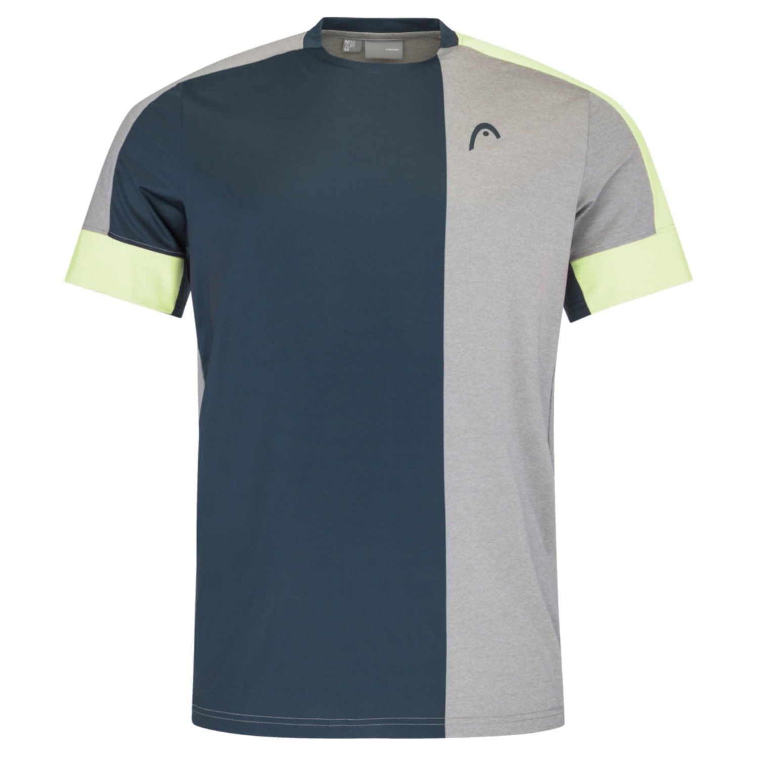 Head Play Tech T-Shirt Grey/Lime