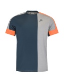 Head Play Tech T-Shirt Grey/Orange