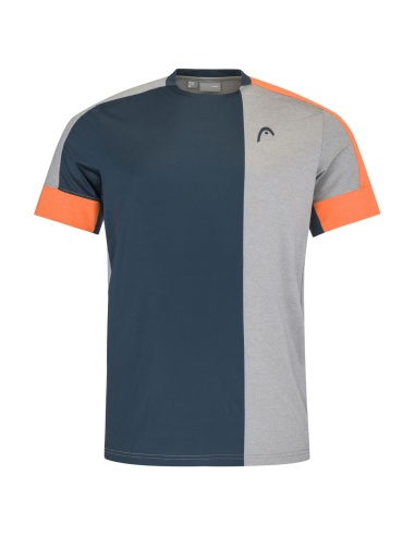 Head Play Tech T-Shirt Grey/Orange