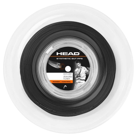 Head Synthetic Gut Black (200mt)