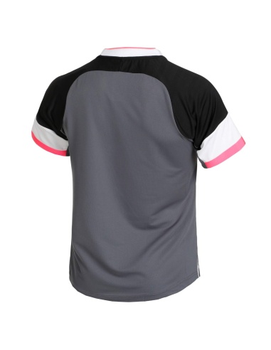 Asics Match T-Shirt Top Black/Grey