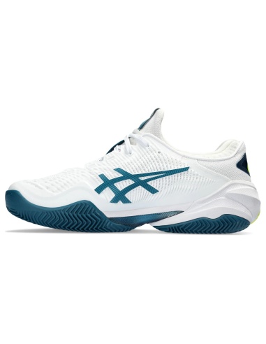 Asics Court FF 3 Novak Clay Tuna White/Gris Blue