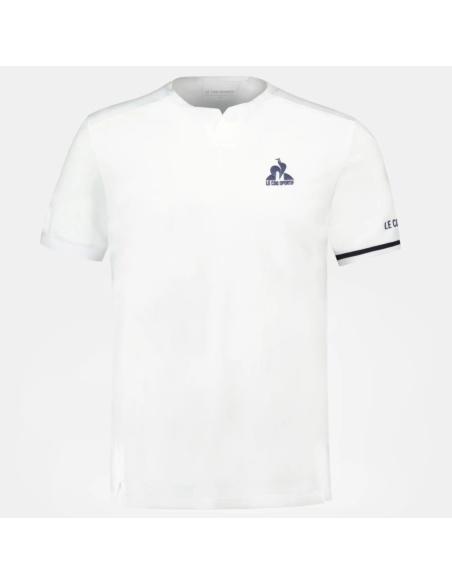 Le Coq Sportif Tennis Pro T-Shirt White