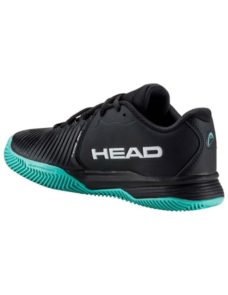 Head Revolt Pro 4.0 Junior Clay Black/Teal Head Revolt Pro 4.0 Junior Clay Black/Teal
