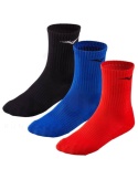 Mizuno DryLite Training Socks Black/Blu/Red (3 paia)