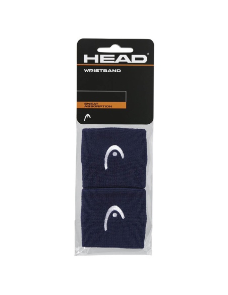 Head Wristband 2,5" Blu Navy