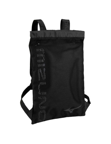 Mizuno Mesh Draw Bag Black