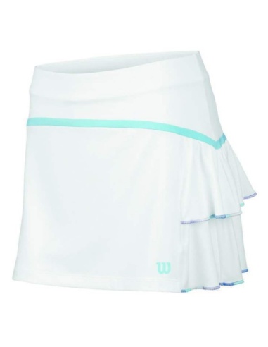 Wilson Flirty Skirt White/Acqua
