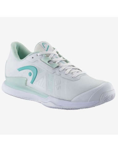 Head Sprint Pro 3.5 Clay White/Aqua