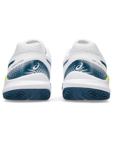 Asics Gel Resolution 9 GS Clay White/Restful Teal