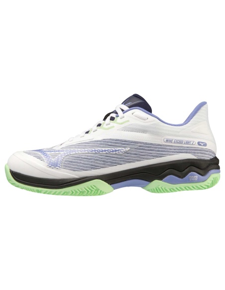 Mizuno Wave Exceed Light 2 Padel White/Lolite/Green Mizuno Wave Exceed Light 2 Padel White/Lolite/Green