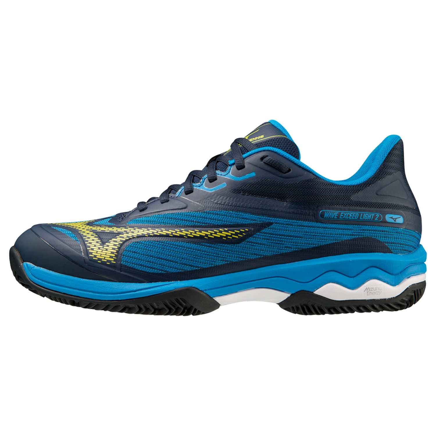 Mizuno Wave Exceed Light 2 Clay Dress Blues/Bolt Neon