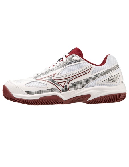 Mizuno Wave Beak Shot 3 Clay White/Cabernet Mizuno Wave Beak Shot 3 Clay White/Cabernet