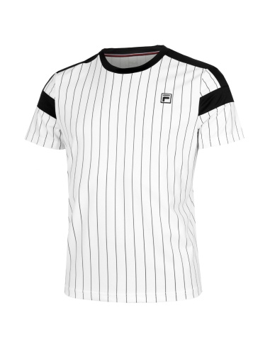 Fila T-Shirt  Stripes Jascha White/Alyssum