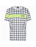 EA7 T-Shirt Tennis Pro Ventus7 Stampa White