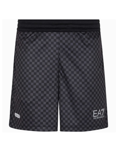 EA7 Shorts Tennis Pro Ventus7 Stampa Black