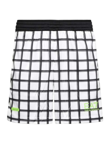 EA7 Shorts Tennis Pro Ventus7 Stampa White