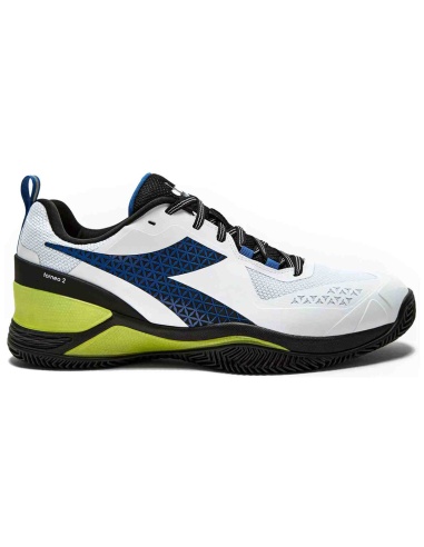 Diadora Blushiìeld Torneo 2 Clay White/Blu/Black