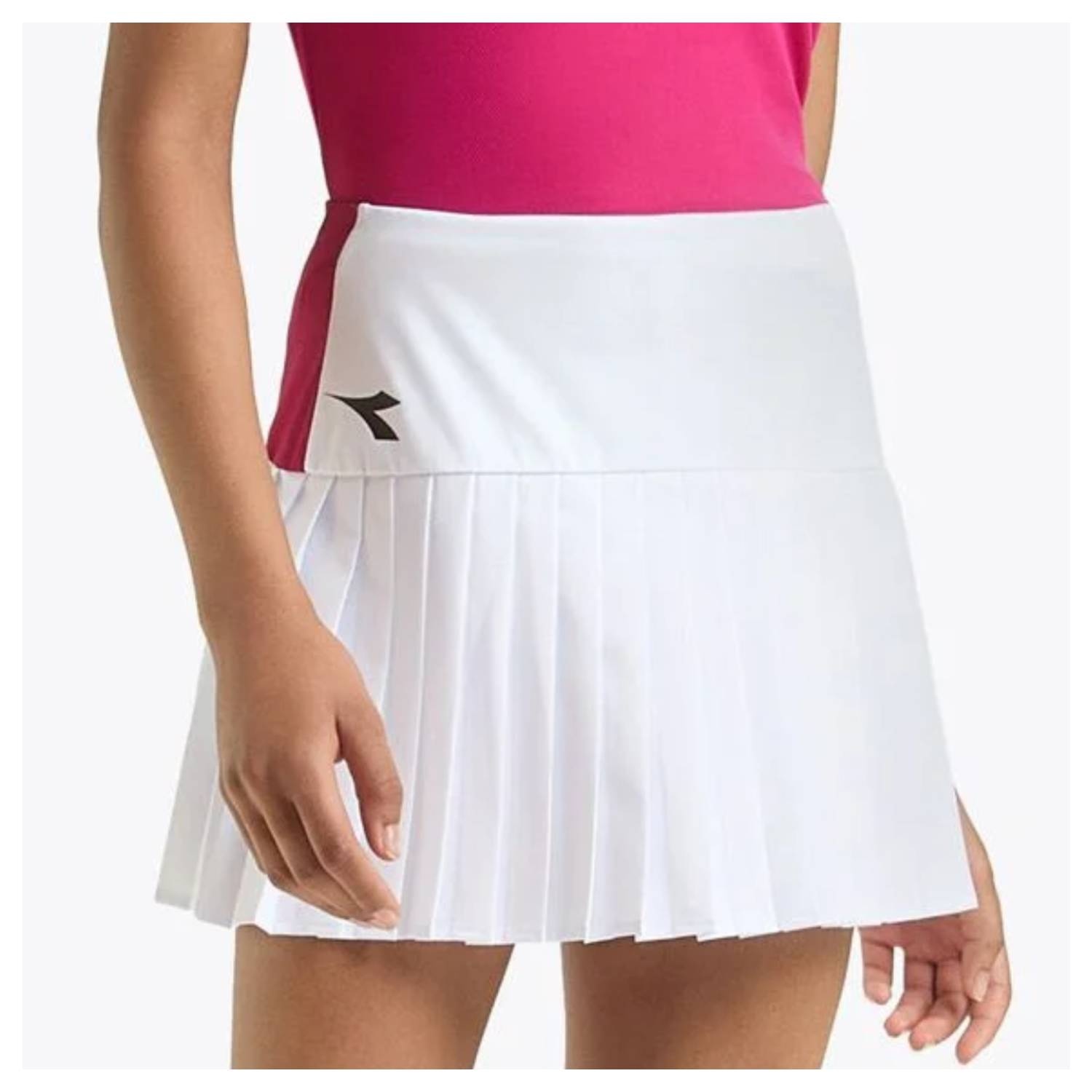 Diadora Skirt Icon White/Vivacious