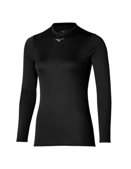 Mizuno Breath Thermo Mid Weight T-Shirt Black