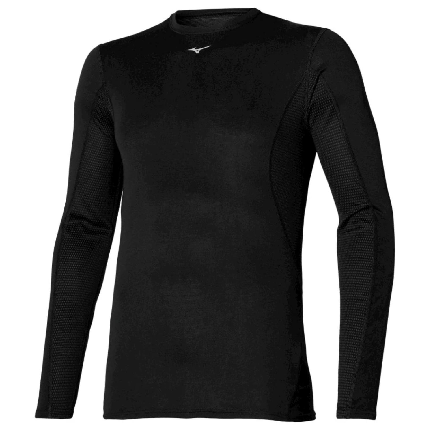 Mizuno Breath Thermo Mid Weight-Light T-Shirt Black