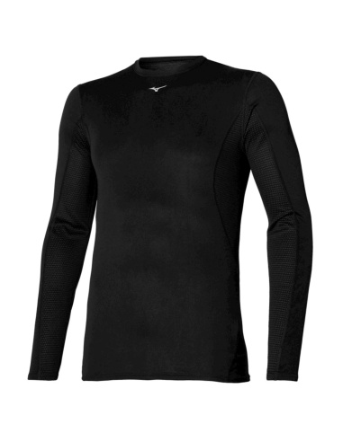 Mizuno  Breath Thermo Mid Weight T-Shirt Black