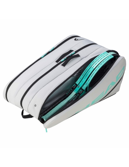 Head Tour  Racquet Bag XL Grey/Mint Head Tour  Racquet Bag XL Grey/Mint