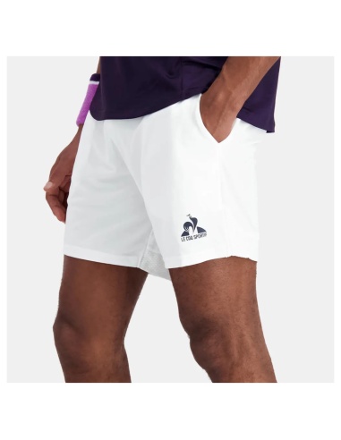 Le Coq Sportif Tennis Pro Short  Short White