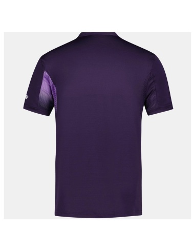 Le Coq Sportif Tennis Pro T-Shirt Purple