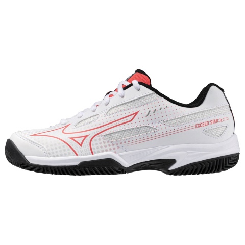 Mizuno Exceed Star Junior Clay White/Radiant Red/Black
