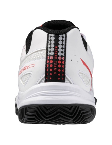 Mizuno Exceed Star Junior Clay White/Radiant Red/Black