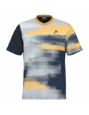 Head TopSpin T-Shirt Blu/Yellow